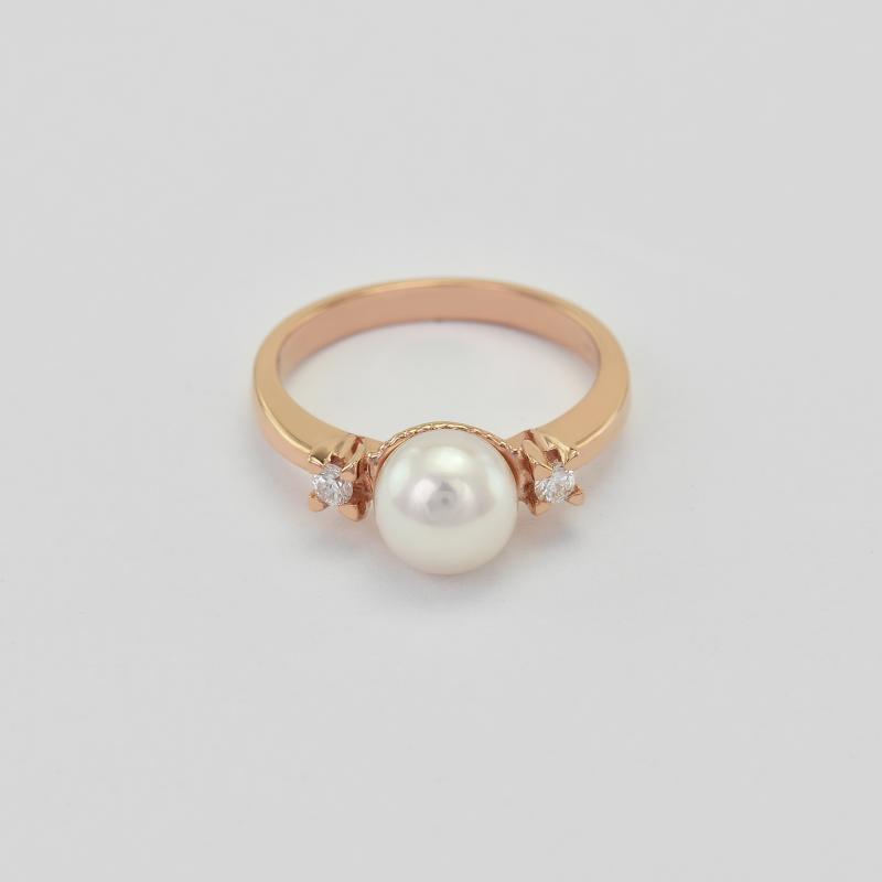 Elegantní perlový prsten 30839