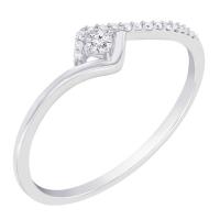 Romantický zásnubní prsten s diamanty Anthia