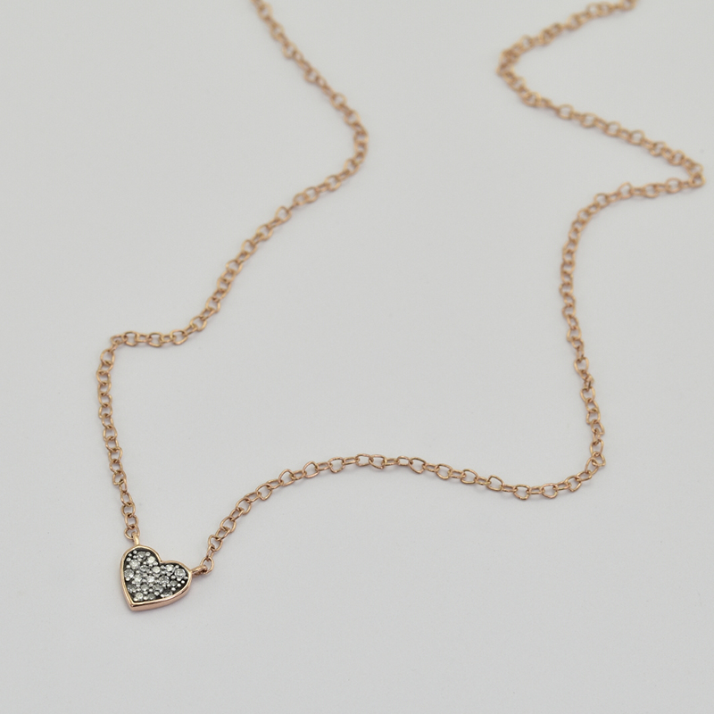 Srdíčkový náhrdelník s diamanty Maree 42139