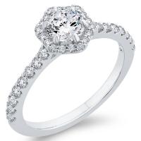 Zásnubní halo prsten s diamanty Primrose