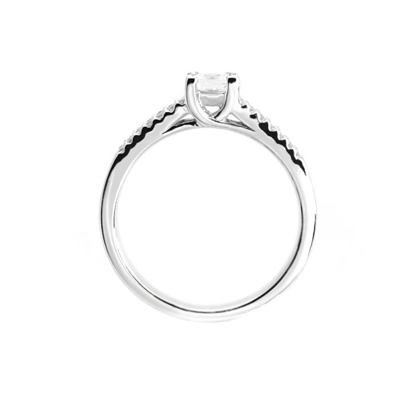 Zlatý zásnubní prsten s diamanty Cirea 5109