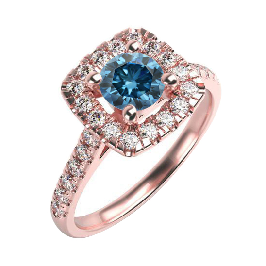 Prsten z růžového zlata 59419