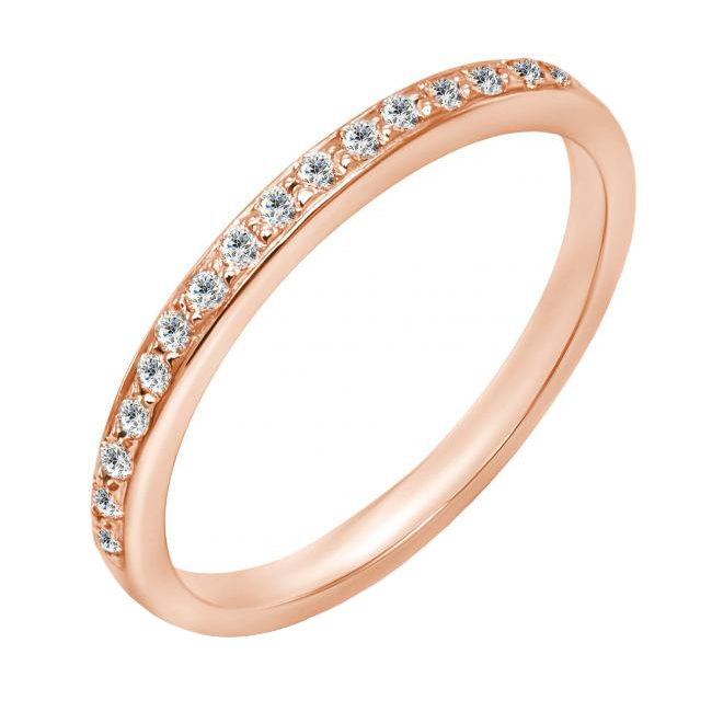 Prsten z růžového zlata 59729