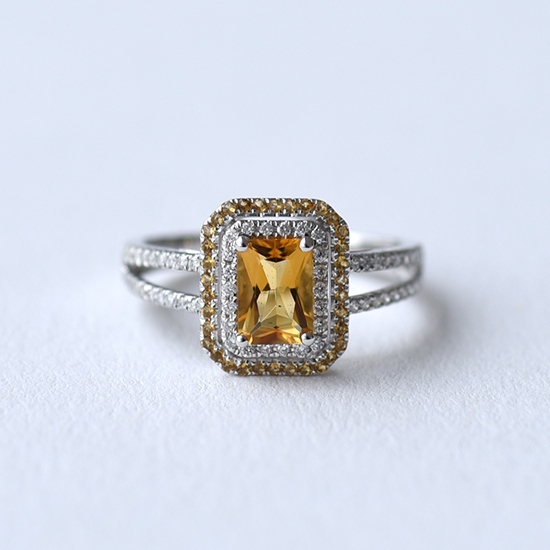 Prsten s diamanty ze zlata 61839