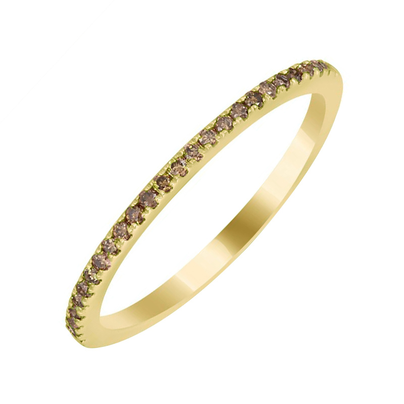 Zlatý zásnubní prsten 69769