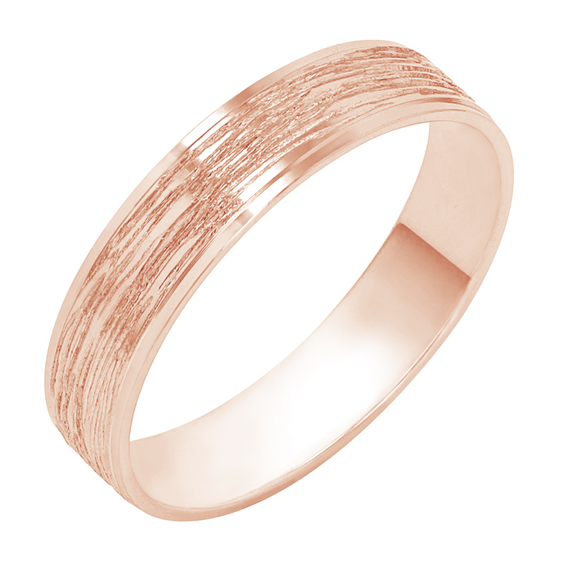 Dámský snubní prsten z růžového zlata 80409