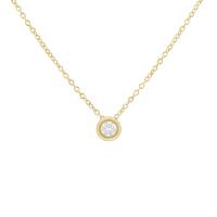 Diamantový náhrdelník v minimalistickém stylu Adriana