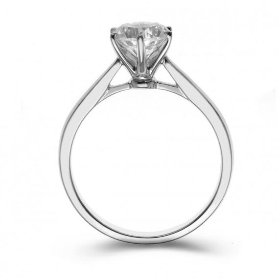 Zásnubní prsten z platiny Valida 8679
