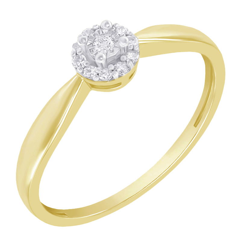 Zásnubní prsten s diamanty 91529