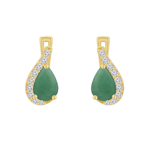 Šperky se zeleným drahokamem